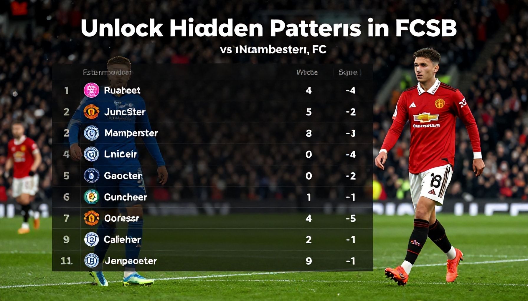 Unlock Hidden Patterns in FCSB vs Manchester United FC Standings for a Winning Edge