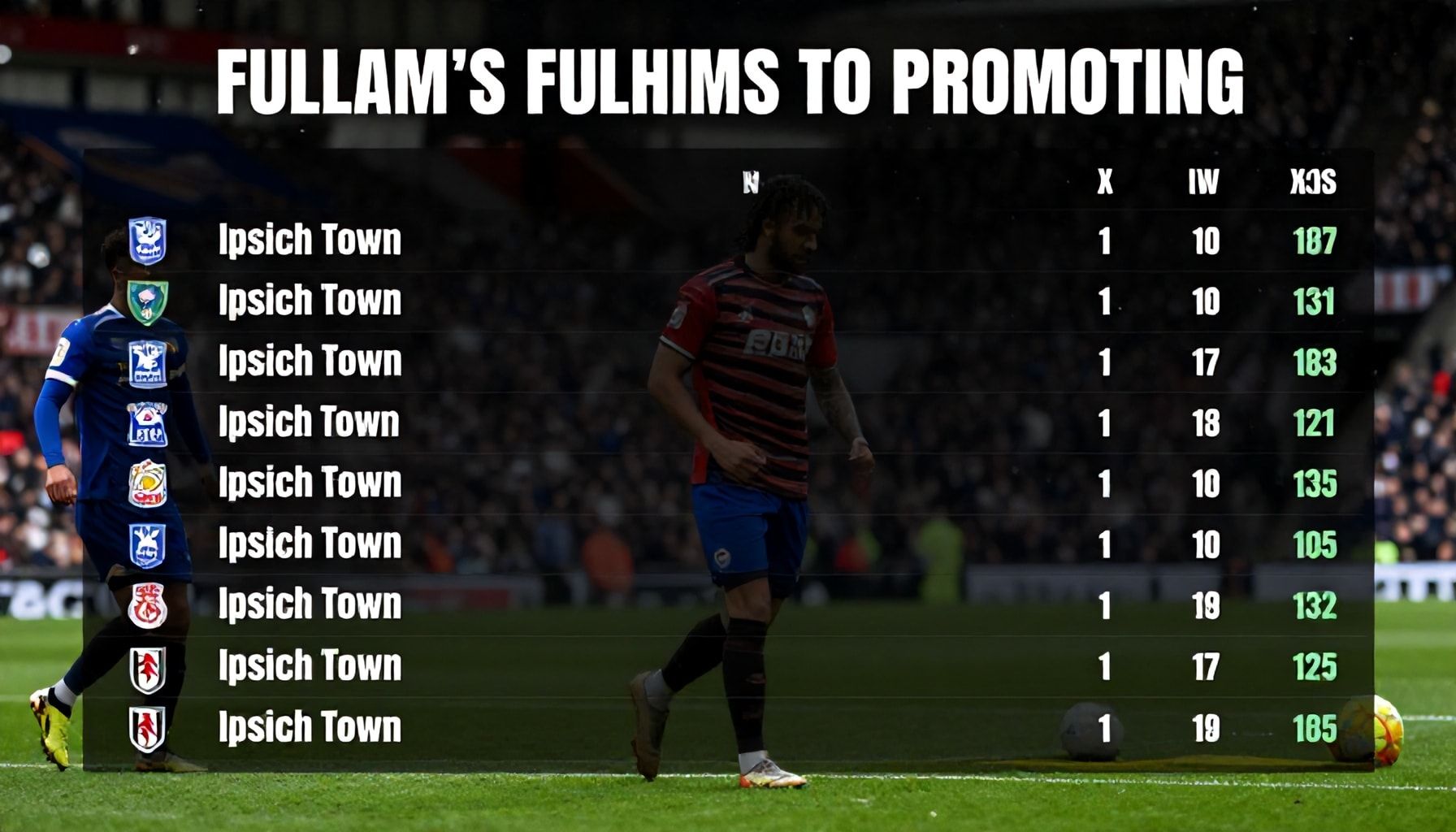 Unlocking Fulham's Path to Promotion: X Key Insights from Ipswich Town's Standings