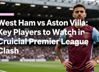 West Ham vs Aston Villa: Key Players to Watch in Crucial Premier League Clash