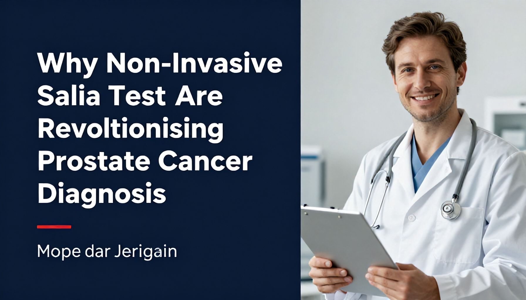 Why Non-Invasive Saliva Tests Are Revolutionising Prostate Cancer Diagnosis