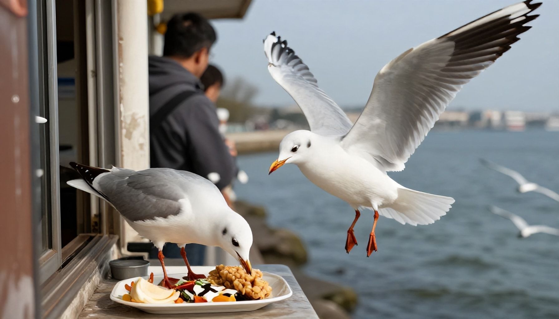 Why Seagulls Are Flocking to Crisp Stalls for their Next Meal