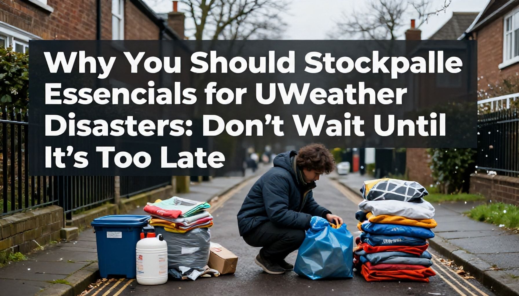 Why You Should Stockpile Essentials for UK Weather Disasters: Don't Wait Until It's Too Late