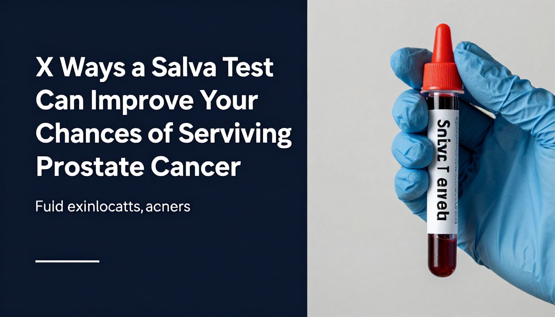 X Ways a Saliva Test Can Improve Your Chances of Surviving Prostate Cancer