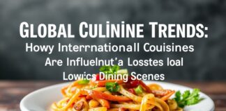 Global Culinary Trends: How International Cuisines Are Shaping Local Dining Scenes Global Culinary Trends: How International Cuisines Are Influencing Local Dining Scenes